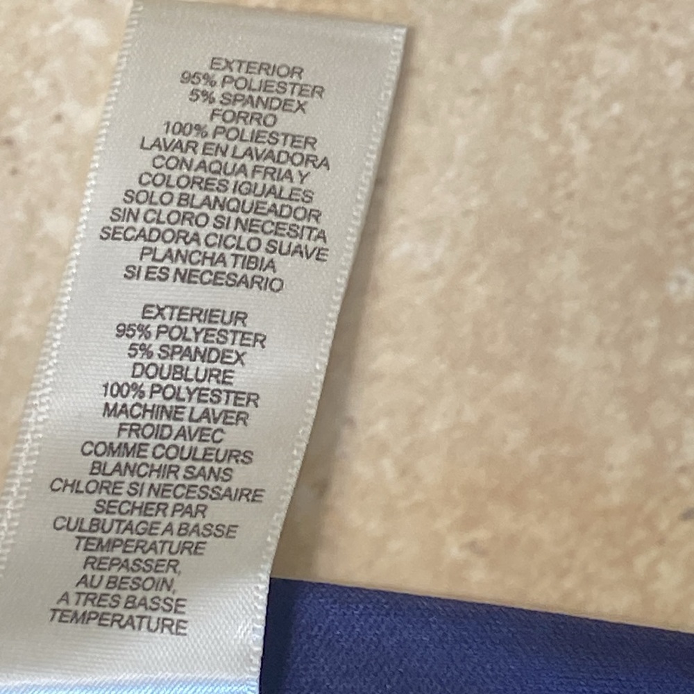 NWT Eliza J. Posted k, blue& white dress, see measurements in photos. - Picture 7 of 15